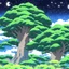 Placeholder: 100% (stars in the night sky realistic nature rendering)100% by studio ghibli