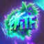 Placeholder: Fortnite logo holographic weed streammer vaporwave