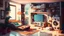 Placeholder: Modern architecture retro gamer’s apartment