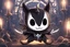 Placeholder: Chibi Hollow knight venom in 8k solo leveling shadow artstyle, in the style of fairy academia, hollow knight them, mask, close picture, neon lights, intricate details, highly detailed, high details, detailed portrait, masterpiece,ultra detailed, ultra quality