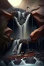 Placeholder: waterfall with ants