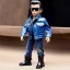 Placeholder: Fonzie fonzarelli toy doll greaser face (plastic hair) sunglasses with jeans black boots full body in package thumbs up 2022