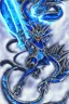 Placeholder: A Blue eyes withe dragon of yu gi oh,kaiba man