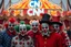 Placeholder: a group of clowns in front of the circus with a CNN logo