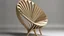 Placeholder: Fan shaped chair design