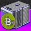 Placeholder: ASIC bitcoin miner and ASIC mining farm. Bitcoin