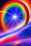 Placeholder: intergalactic very beautiful ufo rainbow futurist