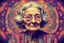 Placeholder: very old woman psychedelic image