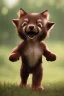 Placeholder: Wolverine toddler, full body, smile, bokeh, hyper realistic