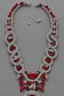 Placeholder: Red Sea Jewel Necklace From white gold