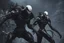 Placeholder: Venom machine in nier automata artstyle, halloween them, winter, close picture, fantasy world, intricate details, highly detailed, high details, detailed portrait, masterpiece,ultra detailed, ultra quality