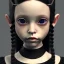 Placeholder: jenna ortega, wednesday addams hair style, wednesday make up, wednesday addams black dress, cinematic, wednesday style, hyper detail, 8k resulation