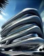 Placeholder: Edificio estilo Zaha Hadid art illustration