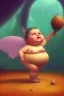 Placeholder: Cute and fat fairy baby