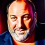 Placeholder: Ultra detailed fullbody Portrait in oil on canvas of James Gandolfini ,extremely detailed digital painting,ultrarealistic skin,intense stare, extremely detailed face, crystal clear eyes, mystical colors ,perfectly centered image, perfect composition, rim light, beautiful lighting,masterpiece ,8k, stunning scene, raytracing, anatomically correct, in the style of Simon Bisley and Ohrai Noriyoshi and robert e howard and Steve Jung and Wizyakuza and uncannyknack.