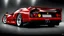 Placeholder: A sleekly designed (((Ferrari F40))), undergoing a luxurious (((modern upgrade))) with cutting-edge technologies from 2024, its form beautifully captured mid-metamorphosis, rear view