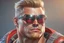 Placeholder: Photoreal Duke Nukem with shades