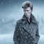 Placeholder: david bowie in winter landscape