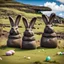 Placeholder: Easter Bunnies on Easter Island