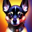 Placeholder: chihuaha papilion dog black