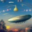 Placeholder: Aerostats and Zeppelins , microscopic image by electron microscope, art by Thomas kinkade