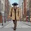 Placeholder: Cartoon of man with a serious hat walking 4k