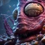 Placeholder: fluid ink angler fish creature, unreal engine 5, 8k resolution, photorealistic, ultra detailed