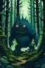 Placeholder: monster in the forest