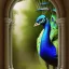 Placeholder: peacock in stairs