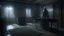 Placeholder: creepy ghost, game phasmaphobia, alone in a house