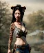 Placeholder: Ultra realistic, steampunk western party scene. Geisha Asian woman with leopard, waist up view, smoke, happy, color fog, people background, highly detailed, concept art, unreal engine 5, god rays, ray tracing, RTX, lumen lighting, ultra detail, volumetric lighting, 3d, finely drawn, high definition, high resolution.