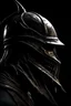 Placeholder: executioner mask, profile view, dark souls style