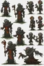 Placeholder: pixel undead soul sprite for pixel game in the medieval style side view idle animation. --ar 9:16