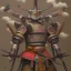 Placeholder: robot samurai, Ukiyo-e art, Colorful, vibrant, full of details