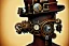 Placeholder: steampunk head man