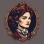 Placeholder: victorian portrait 8 bit logo