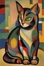 Placeholder: Portrait of a cat by Kandinsky