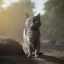 Placeholder: ninja cat full body detail, unreal 5, octane render,cinema4d, dynamic lighting, 8k, redshift render, highly, hyperrealism ultra detailed, hyper realistic.