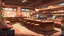 Placeholder: Anime Style Coffee Shop wide view