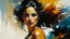 Placeholder: portrait of a woman warrior :: Robert McGinnis + Jeremy Mann + Carn Griffiths + Leonid Afremov, clear contours, detailed