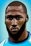 Placeholder: Romelu Lukaku Belgian football player cartoon 2d