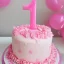 Placeholder: Pink birthday cake, 3 tier, extraordinary, 3d render, soft pastel color, cute