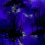 Placeholder: dark purple impressionism