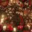 Placeholder: christmas ambience, african, kente, clothing, african patterns, thread, embroidery, cinema 4d render, high detail