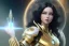 Placeholder:  beautiful cosmic woman, long black hair, nice smiling, magic glamour make up, delicate colors, beautiful glamour galactique dress, ultra sharp focus, 8k, unreal engine 5, extremely sharp detail, light effect, soft light atmosphere of a spaceship, smooth, full of details, face in front, complete vision of face and hair and body