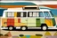Placeholder: Campervan in thestyle of paul klee