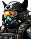 Placeholder: a titanfall pilot that is part bat, concept art, furry, humanoid, cyberpunk, anthropomorphic bat, titanfall 2