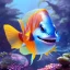 Placeholder: cute fish “wearing avatar make up” Pandora