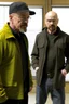 Placeholder: Walter White and Jesse Pink in the AMC walking dead universe.