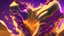 Placeholder: a giant of chest melting gold, purple tones, dreamy, psychedelic, 4k, sharp focus, volumetrics, trippy background